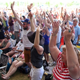 Workshop Audience Hands in the Air