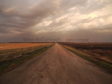 Stormy Prairie Sky and Road